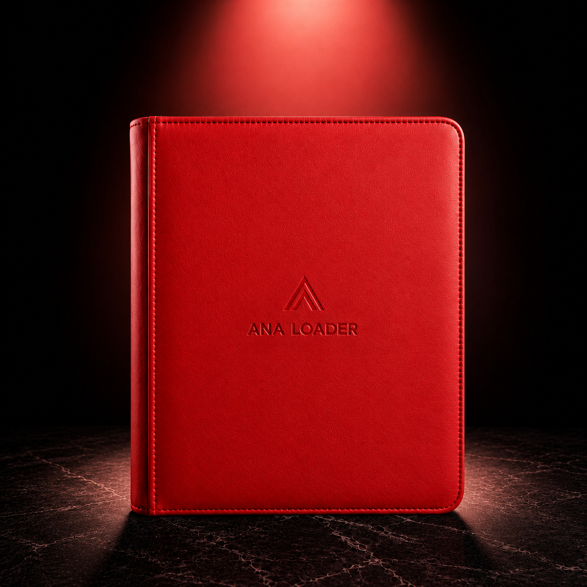 Toploader map rood