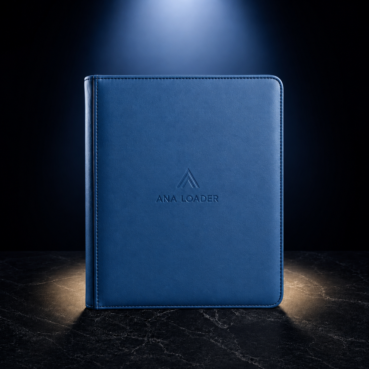 Top loader map blauw